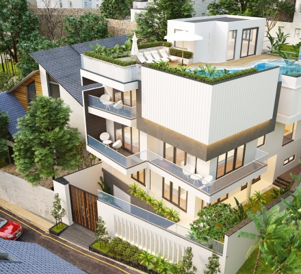 BIỆT THỰ VEN NÚI - PHAN CHU TRINH - TP VŨNG TÀU